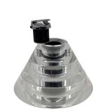 Space age lucite conical smoking set, Italy 1970