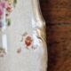 Late 19th century floral porcelain tray