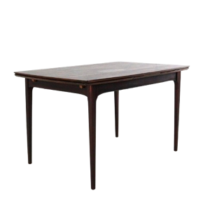 Table à manger rectangulaire extensible en bois de rose 'Goes'