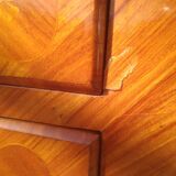 Curved 3-drawer Louis XV drawers from the 1950s