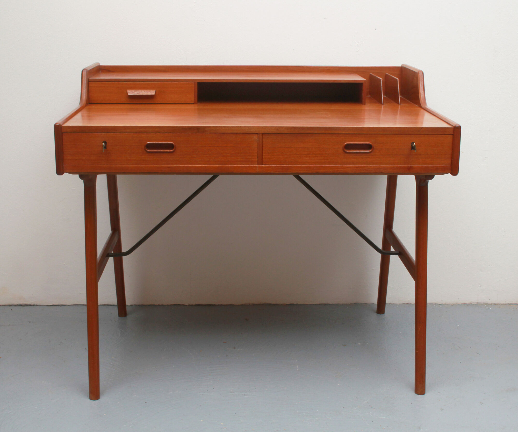 Bureau des années 1960 Modell 56, Arne Wahl Iversen pour Vende Möbelfabrik
