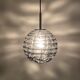 Murano glass ball pendant lamp by Doria Leuchten 1960