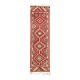 1970s Vintage Turkish Hand-Knotted Wool Cotton Red Runner Rug 93x324