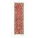 1970s Vintage Turkish Hand-Knotted Wool Cotton Red Runner Rug 93x324