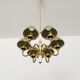 Chandelier en laiton par Hans Agne Jakobsson