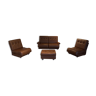 Modular leather sofa set 1970'
