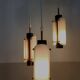 Vintage Scandinavian suspension in plexiglass and copper, probably Danish.