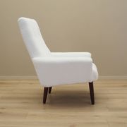 White armchair, Danish design, 1970s, production: Denmark