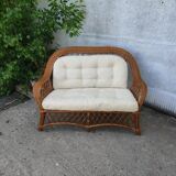 Rattan sofa