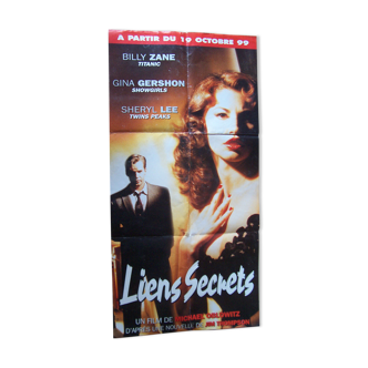 Affiche du film liens secrets avec Sheryl Lee Billy Zane , neuf .