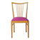 Vintage Magenta Upholstered Beech Dining Chair – Germany, 1960s–1970s