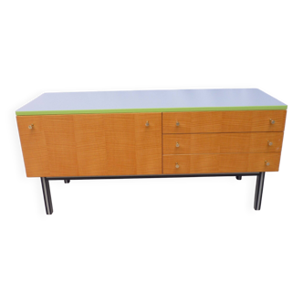 Vintage chest of drawers 1 door 3 drawers