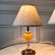Pair of vintage murano glass lamp
