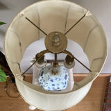 Porcelain living lamp nineteenth handmade decorations, double lighting