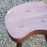 Pair of vintage shepherd stools in solid oak