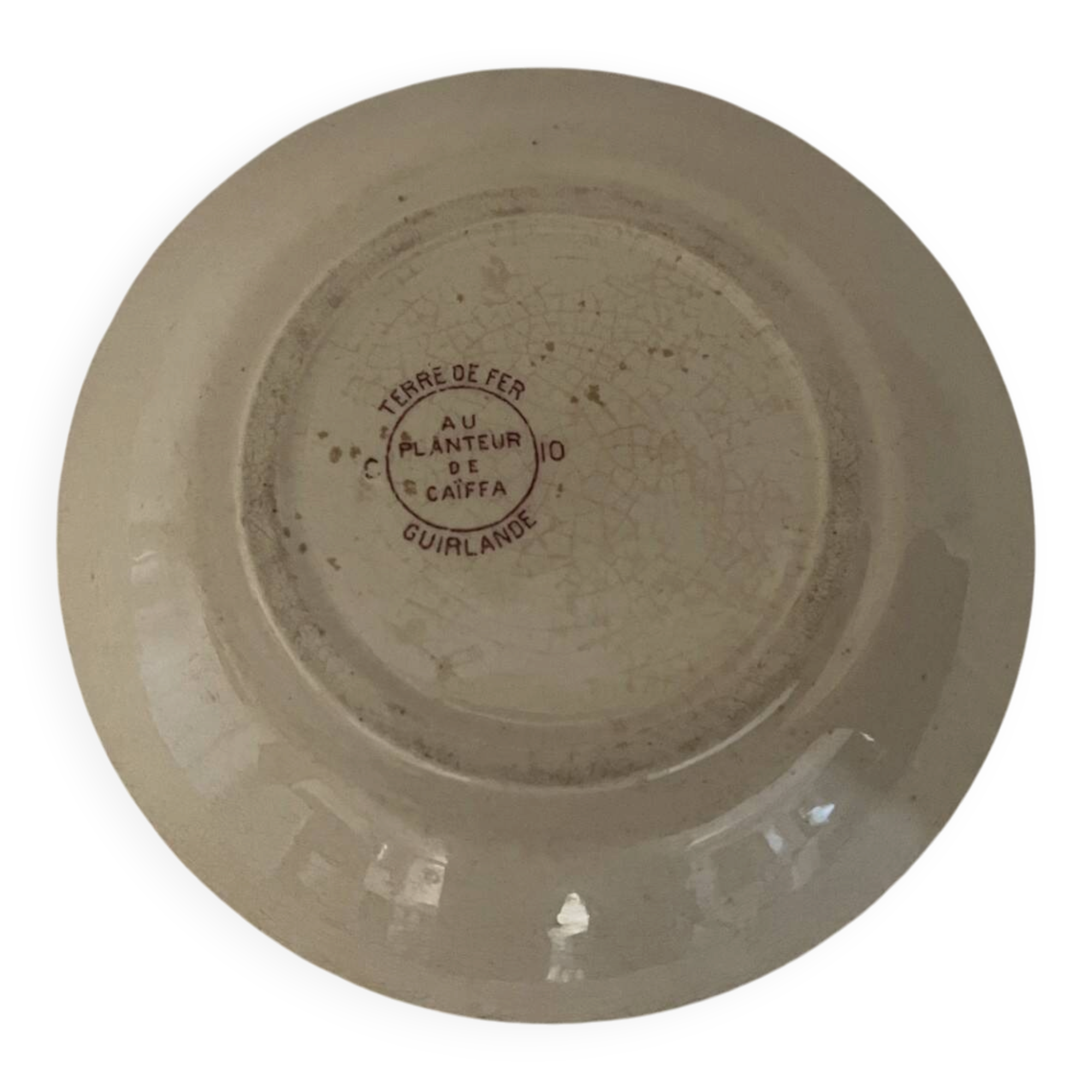 Ancient ironstone bowl