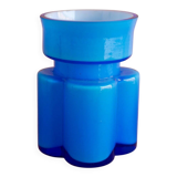 Mid-century modern Scandinavian art glass small vase by Po Ström for Alsterfors, Sweden