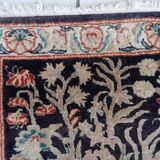Persian carpet tabriz handmade 48cm x 64cm 1970s