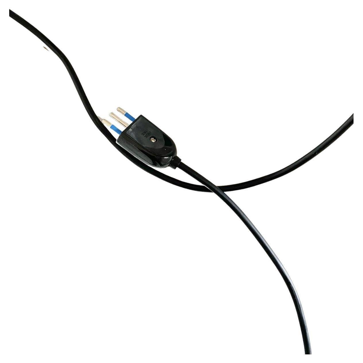 Flexible chromed arc floor lamp with Carrara marble base, Italy 1960s