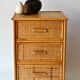 Wicker chest of drawers