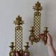 Pair Of Vintage French Brass Sconces