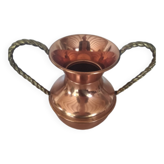 Copper vase Llecellier Villedieu