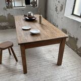 Farmhouse table in elm and pine 2m