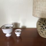 Vintage ceramic flower spades