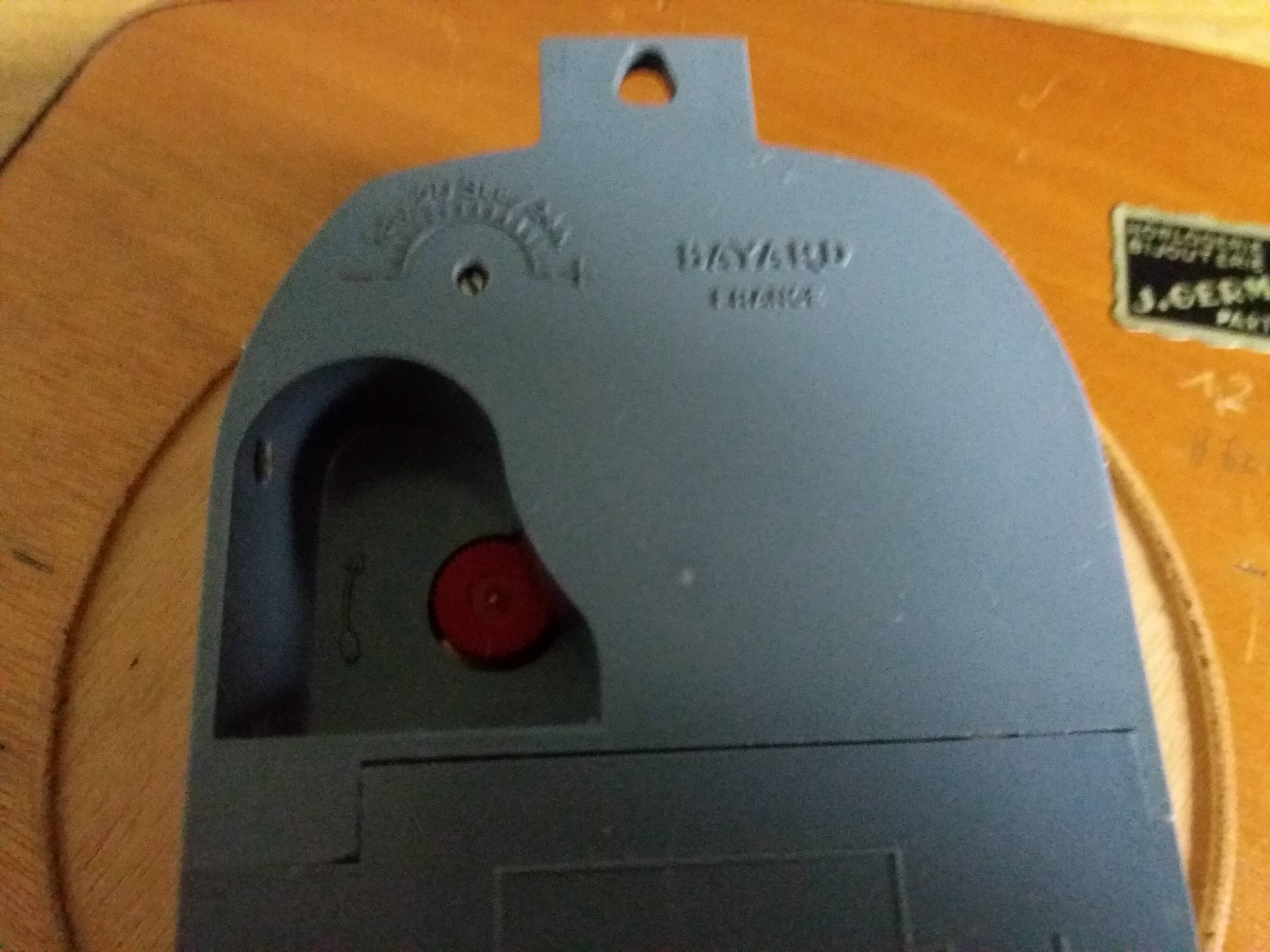 Formica Bayard wall clock