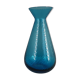 Blue blown glass vase from Venini
