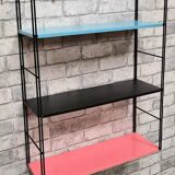 Shelf 1960 to 70, metal h60x48x17 traces of wear nor