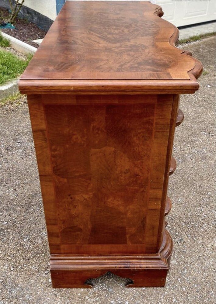 Commode à 4 tiroirs en noyer, Allemagne, années 1970