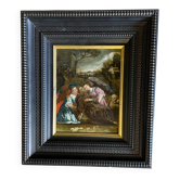 Ecstasy of Saint Francis of Assisi, oil on copper, 17th century