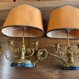 Pair of desk lamps