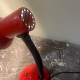 Red and black desk lamp