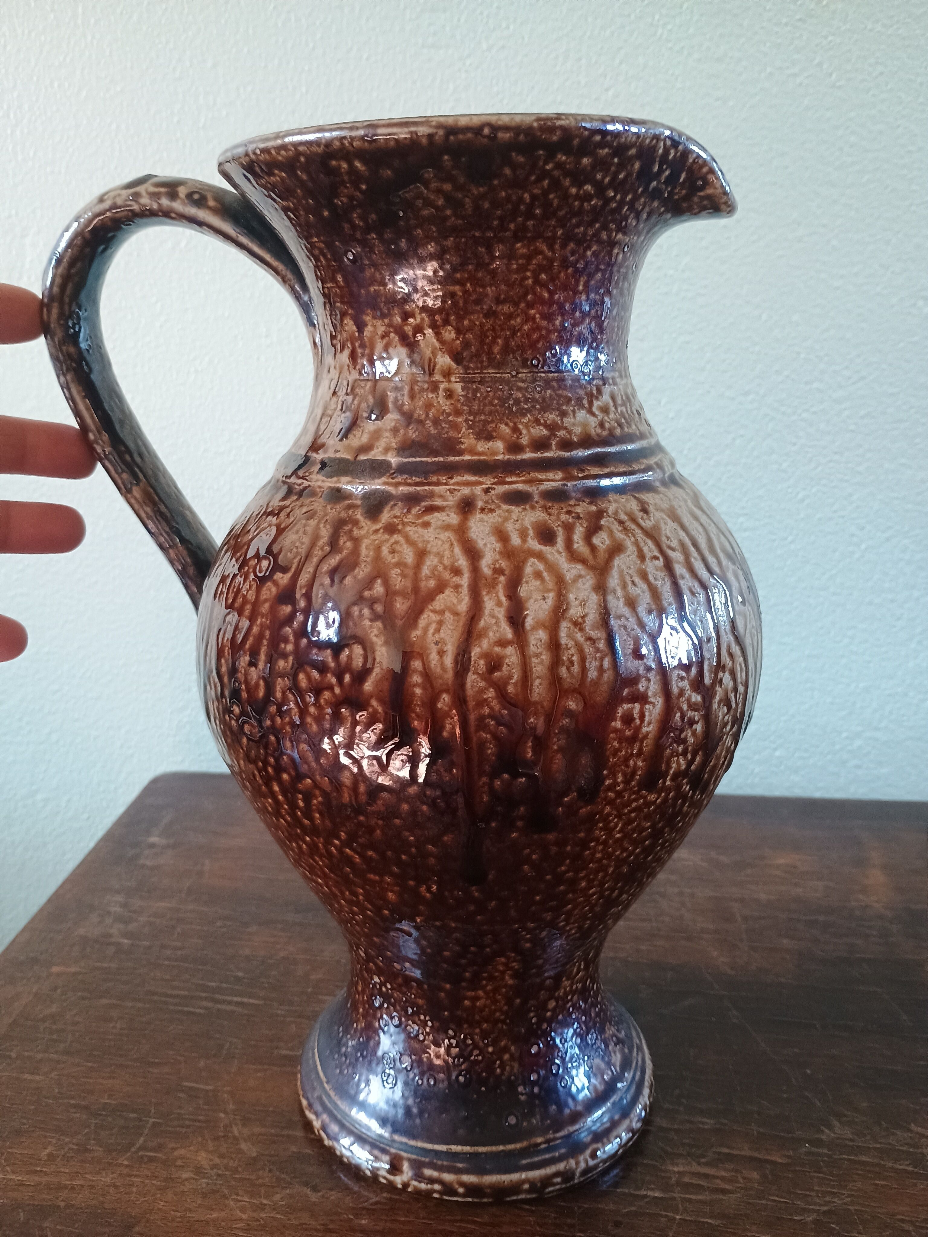 Jug Pitcher Stoneware - St Amand en Puisaye - Guy Norman - The New Pottery