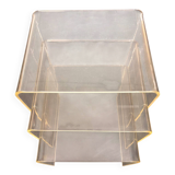 Set of 3 plexiglass nesting tables