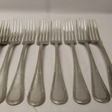 Fourchette ancienne service Louis XVI ruban filet