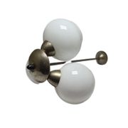 Chandelier en verre Art Déco, Pologne, années 1970