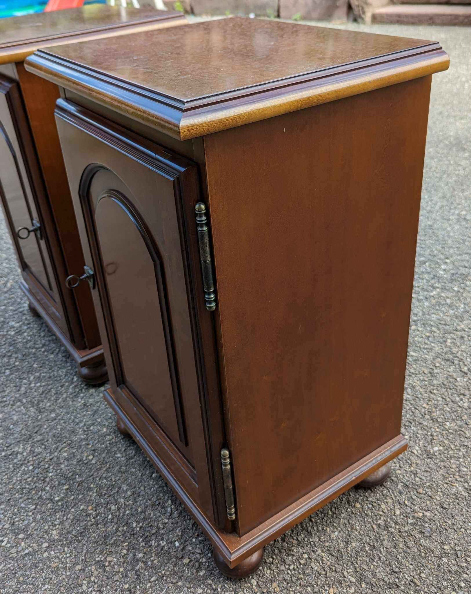 Cherry bedside tables