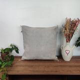 vintage gray Berber cushion