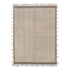 Ivory grey wool rug 150/250cm