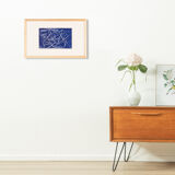 Netz, Wood Cut on Paper, 57 x 36 cm