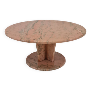 Table basse ou d’appoint ronde en marbre italien