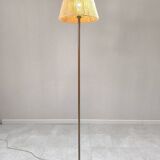 Copper and rope floor lamp circa 1950