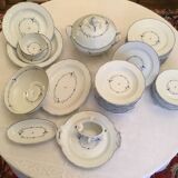 Bernardaud Limoges Hortense porcelain dinner service