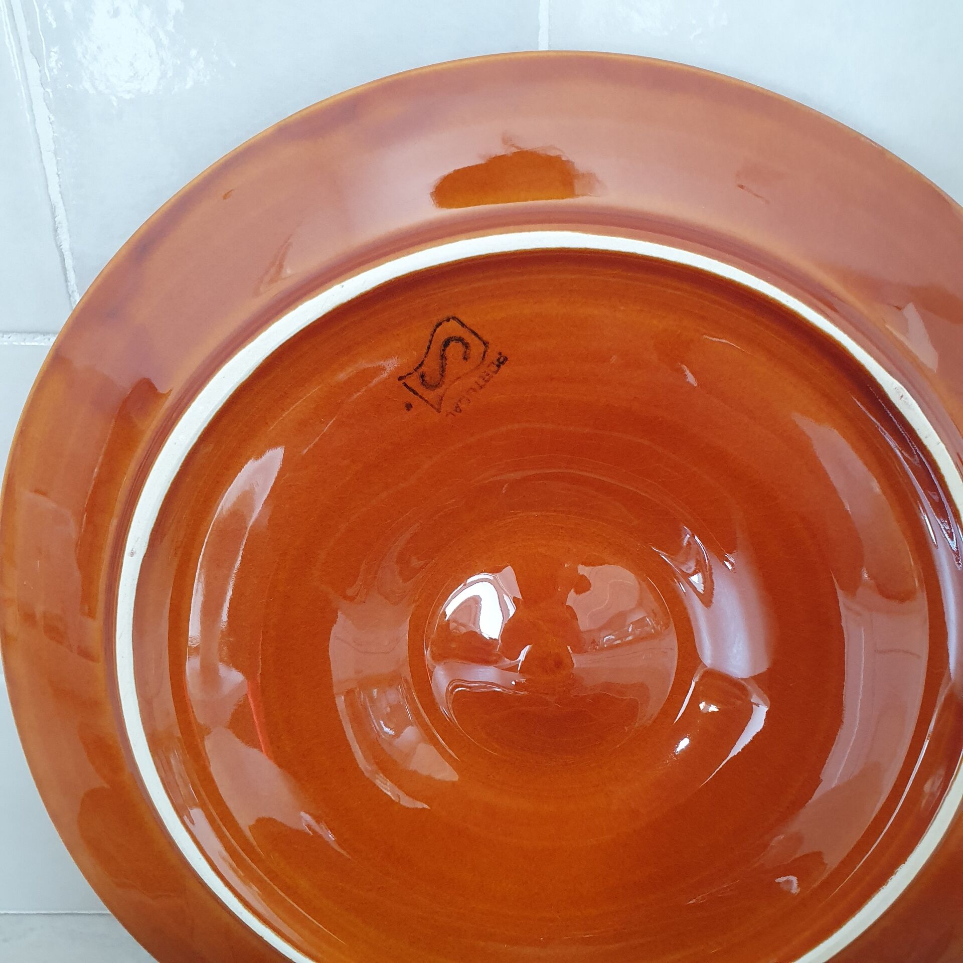 Scallop shell plates St Jacques by SECLA Portugal Barbotine
