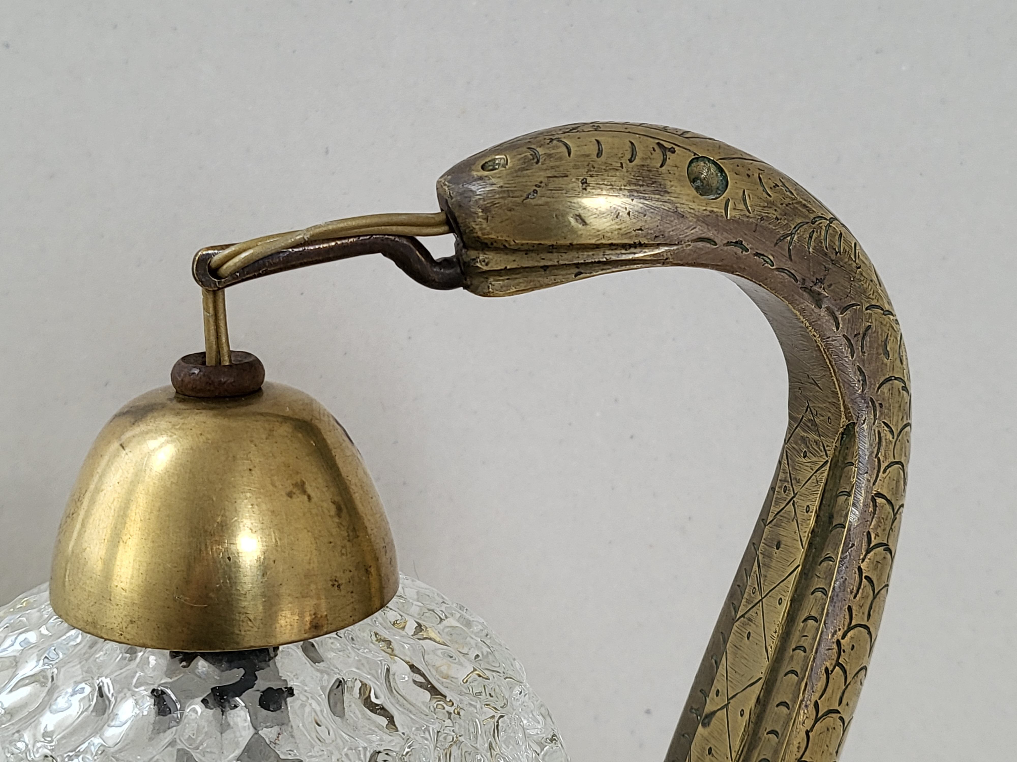 Vintage snake lamp 1970