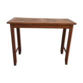 Solid patinated wooden console