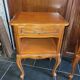 Pair of Louis XV style cherry bedside table